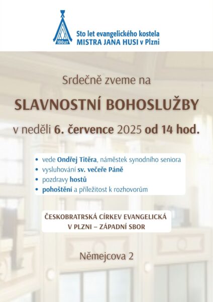 Slavnostní bohoslužby k výročí 100 let kostela